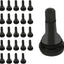 Vástago válvula neumática negro 0.453" para llanta