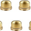 5 Tapas Metal Sólido Lámpara Arpa 1/2" Dorado