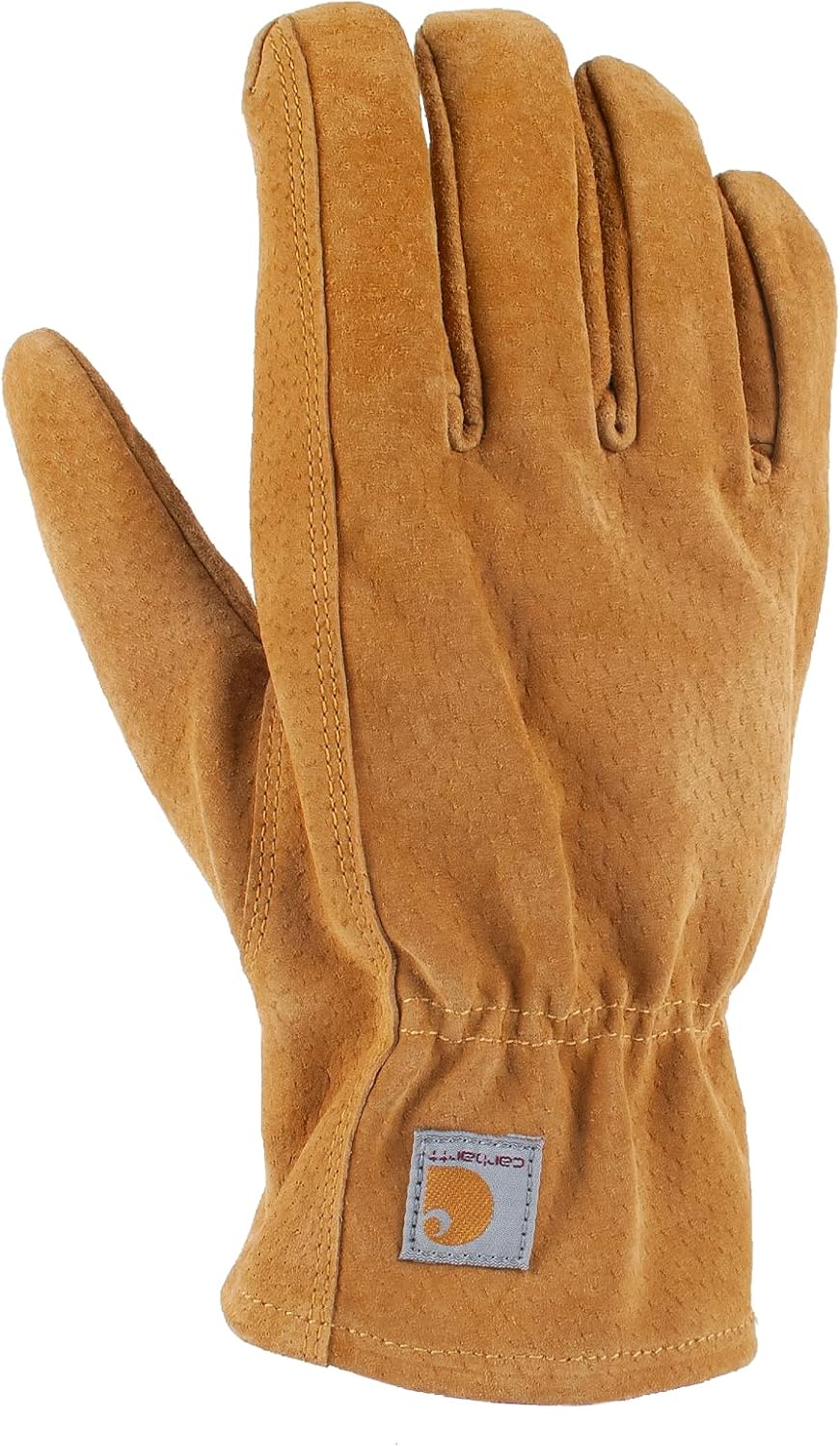 Guante abierto cuero para hombre