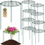 8 Jaulas Peonía 12x15.7pulg Soportes Metal para Plantas