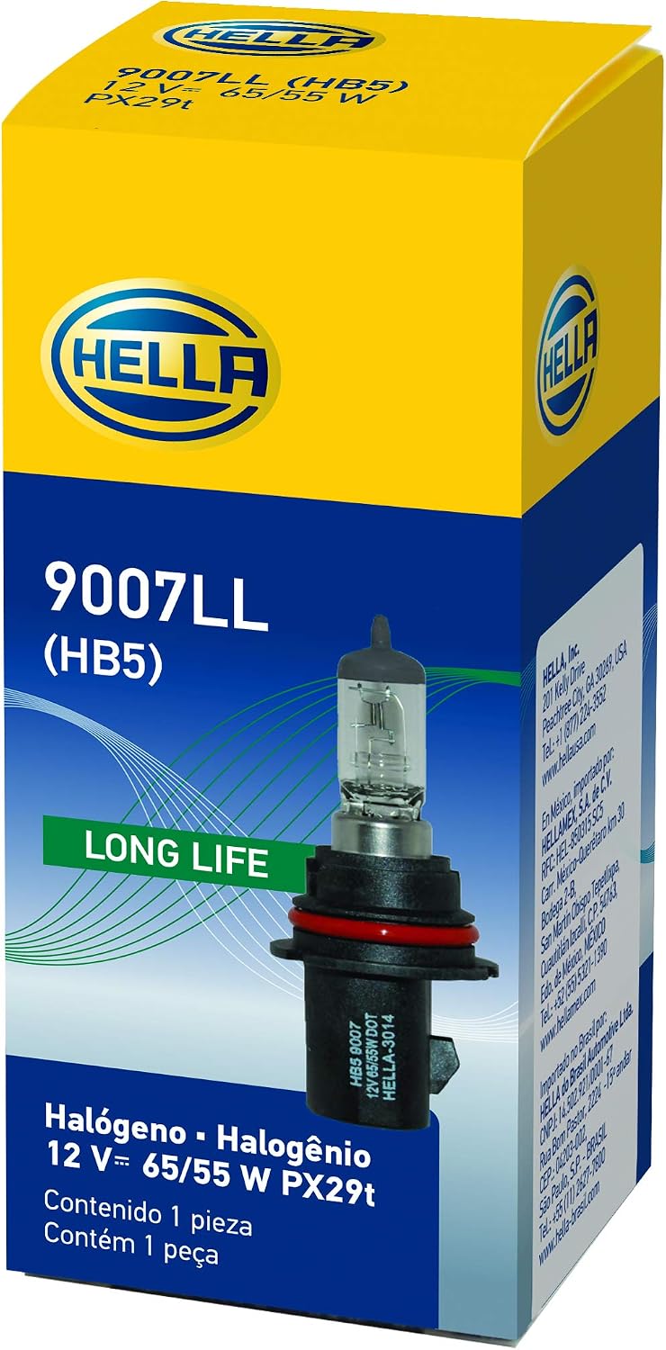 Bombilla 9007LL 12V 60/55W larga vida