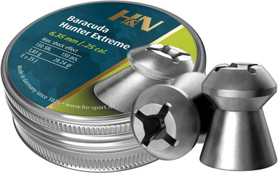 Balas Baracuda Hunter Extreme .25 Cal 28.24gr punta hueca 150uds