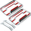 2 Fundas Cromadas Manijas Puerta Ford F Sin Teclado