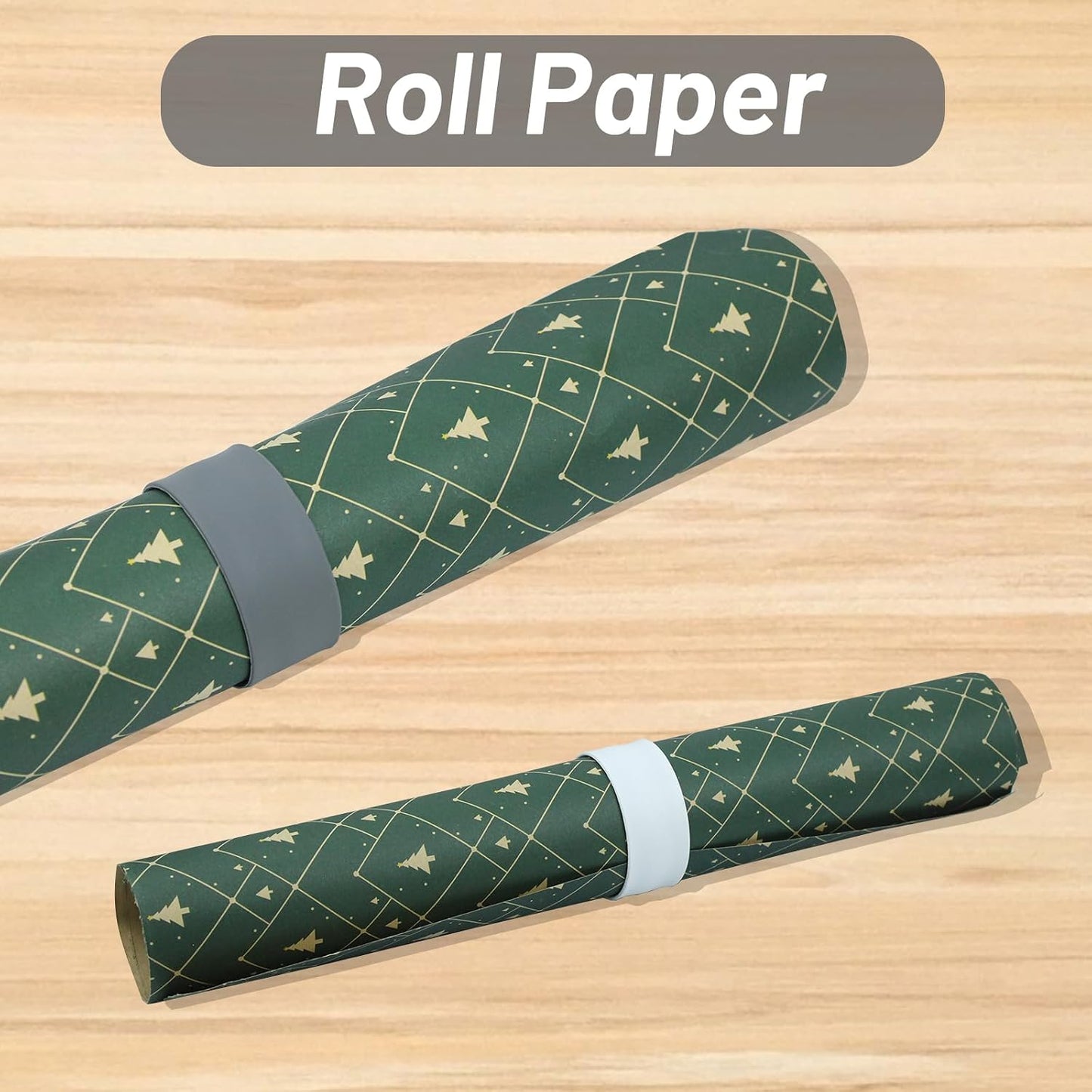 12 Pzas Soporte Papel Regalo Silicona para Almacenamiento