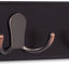 Perchero baño bronce 4 ganchos dobles color pino café