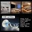 Tira LED COB 16.4ft 4000K DC12V regulable con atenuador