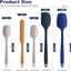 Set 5 espátulas silicona antiadherente resistente calor
