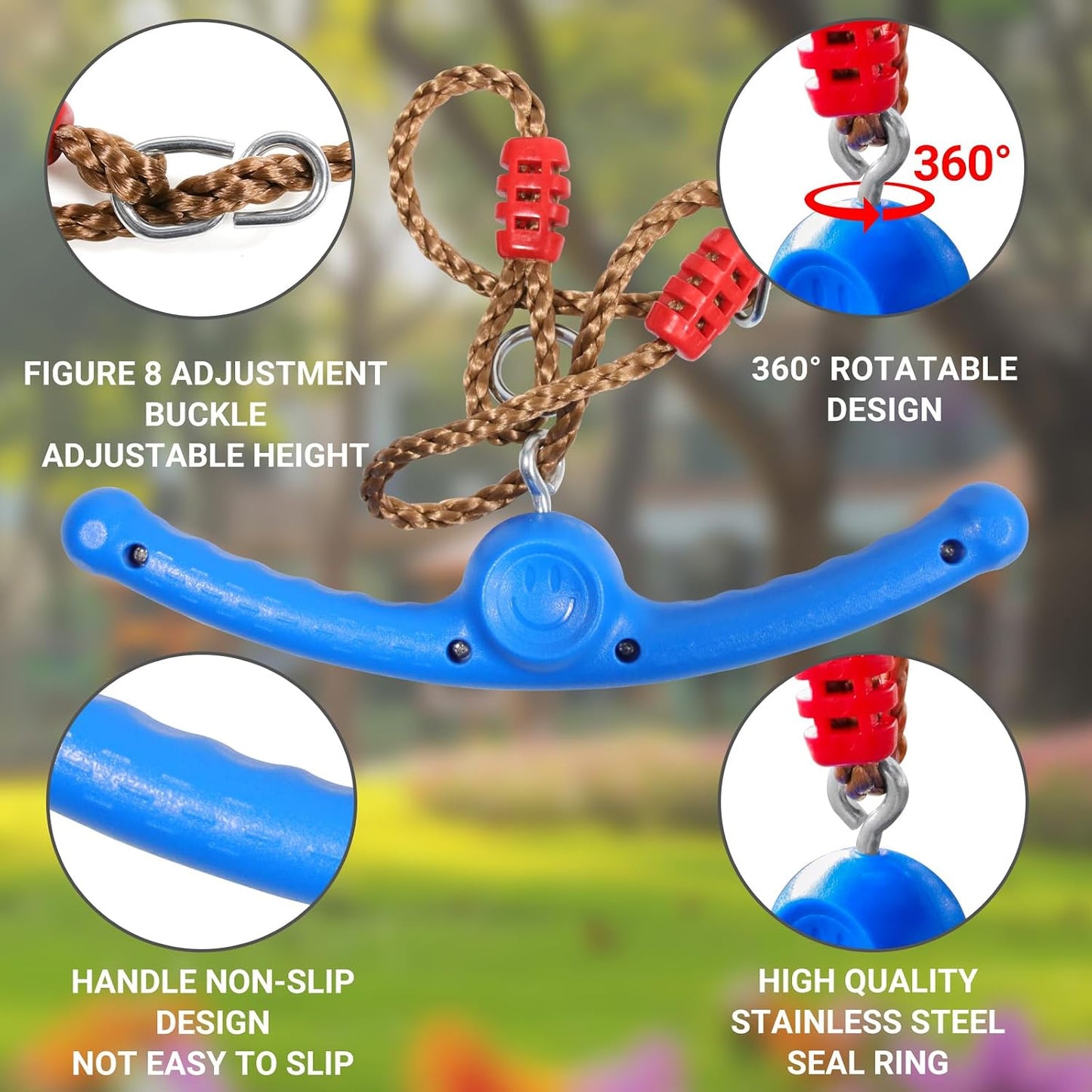 Carrera obstáculos niños slackline 2x52pulg
