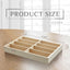 2 Pzas Bandejas Apilables para Gafas Sol y Joyas Beige