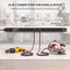 Regleta 16 salidas metal con interruptor 1800J 15A