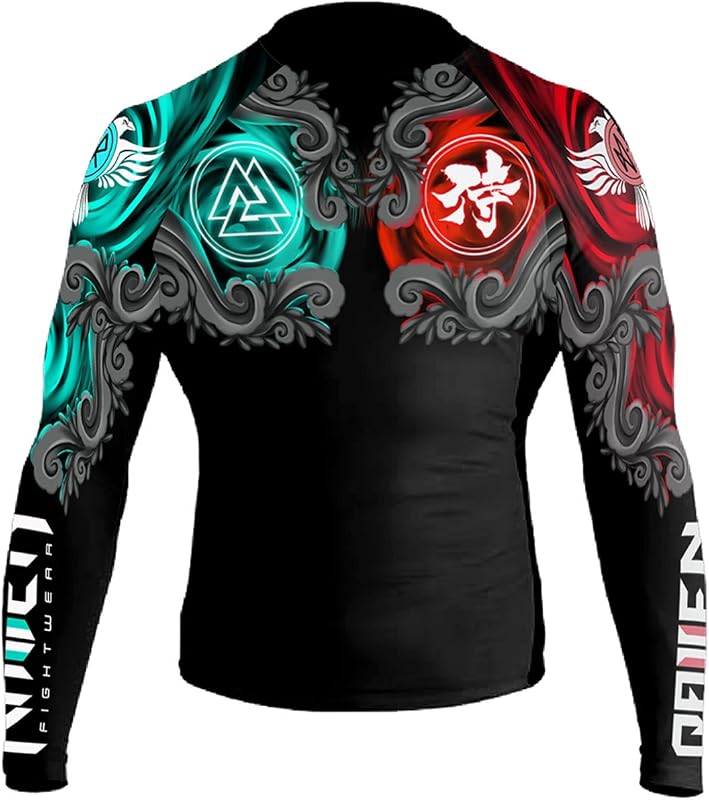 Rash Guard MMA BJJ para hombre color negro