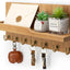 Soporte llaves pared estilo granja con 7 ganchos