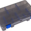 Caja almacenamiento pesca 11x7.25x1.75pulg 24 compartimentos