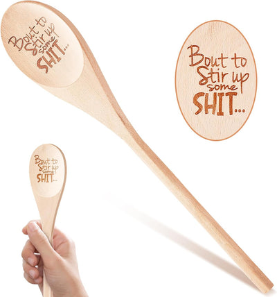 Cucharas madera grabadas con láser para hogar y cocina