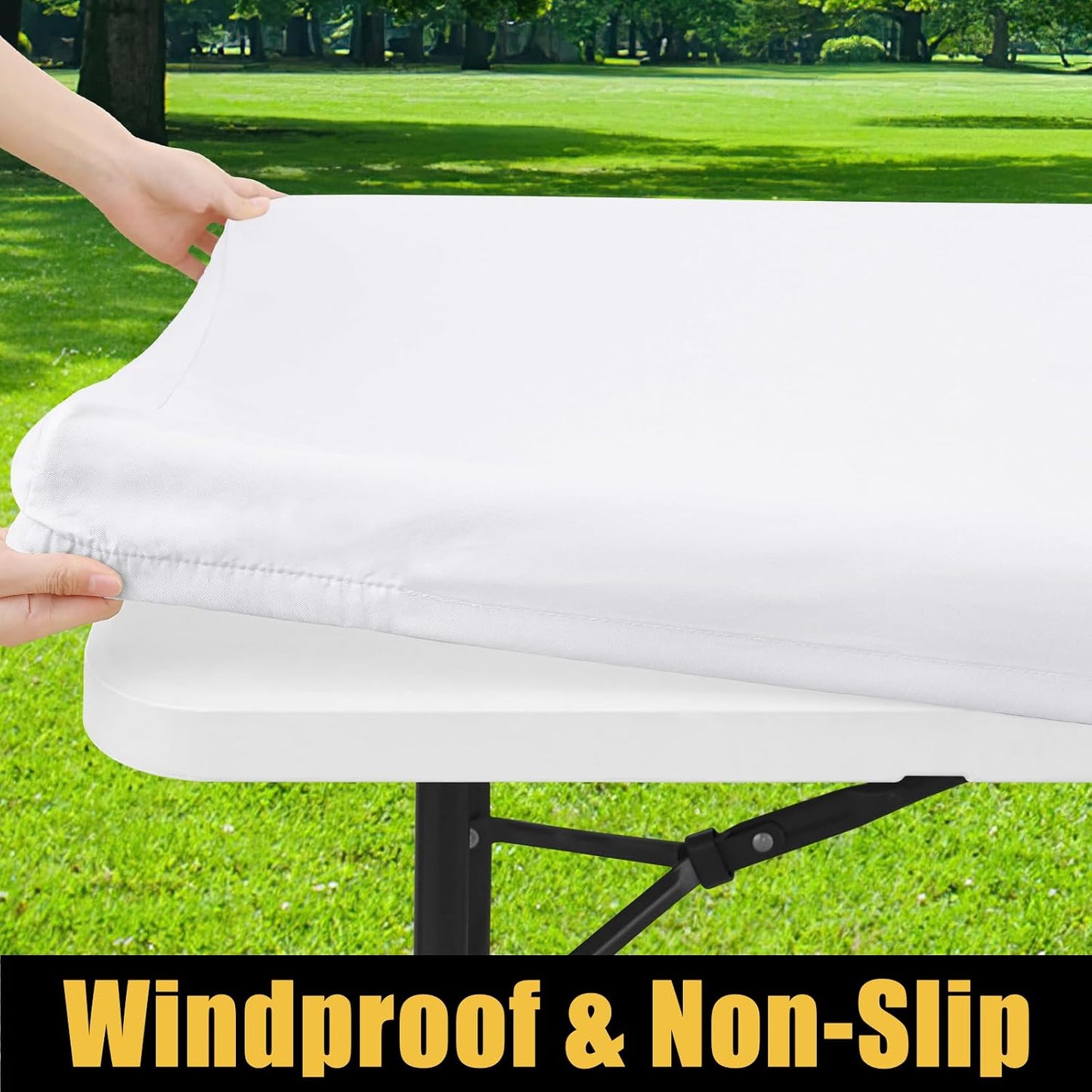 Mantel picnic rectangular impermeable 24x48pulg poliéster