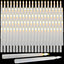 100 Pzas Velas Cónicas LED 8.5pulg Parpadeantes Boda