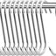 10 Ganchos Acero Inox 8" para Carnicería Asar