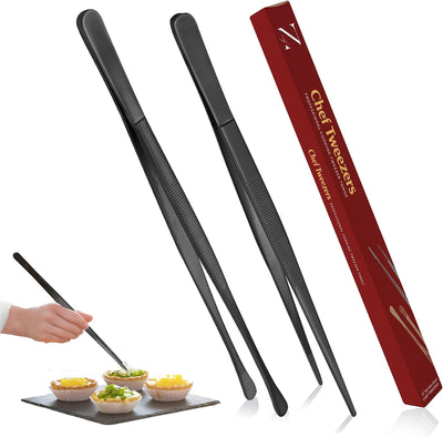 Pinzas cocina acero inox 12pulg para barbacoa