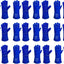 Guantes soldadura piel vaca azules resistente calor