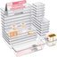 Organizadores cajones maquillaje 24pcs 4 tamaños con silicona