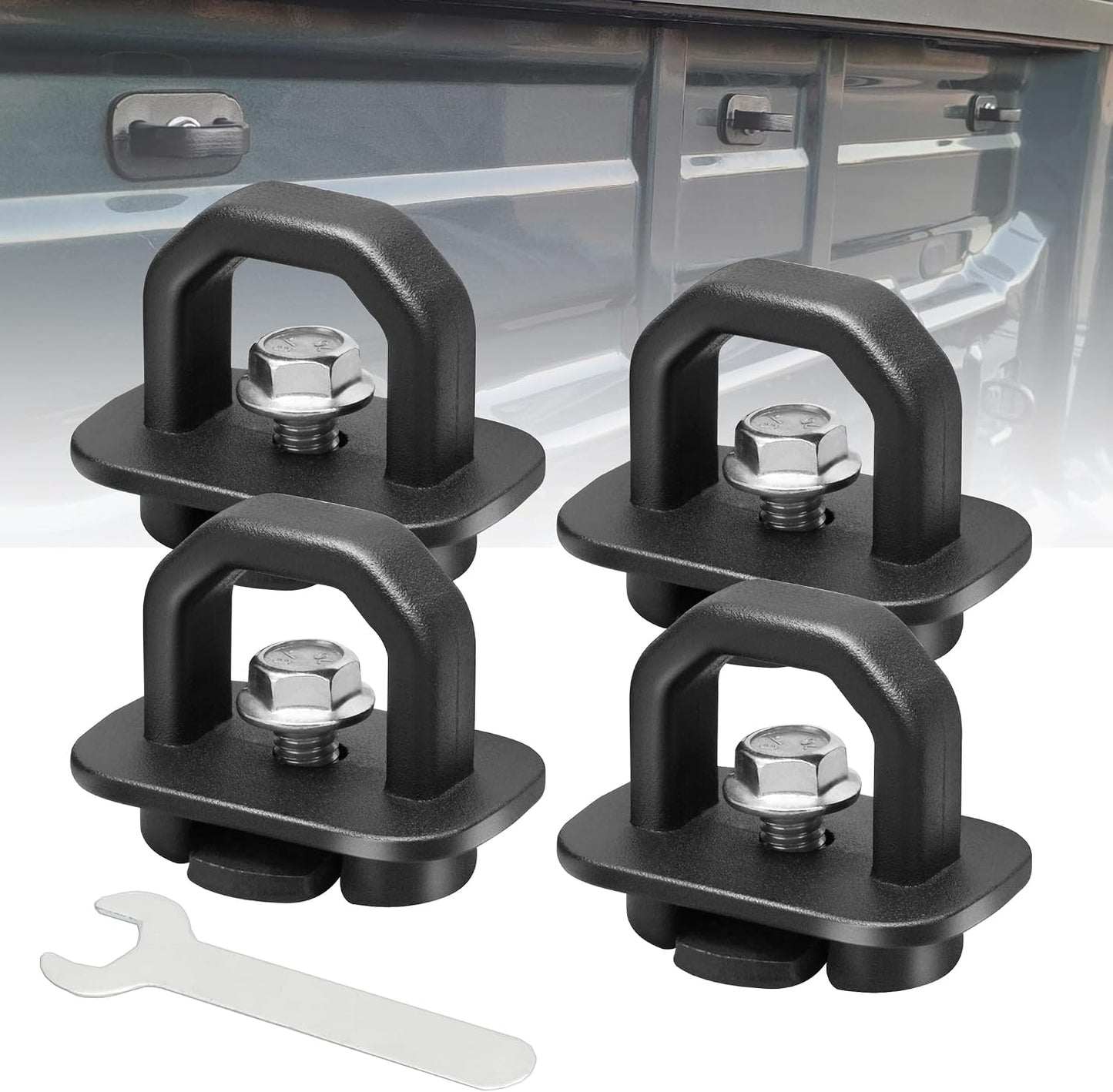 Anclajes pared lateral caja camioneta GM GMC 07-23