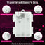 Guirnalda luces rosadas 9.8ft 30 LED impermeables con temporizador