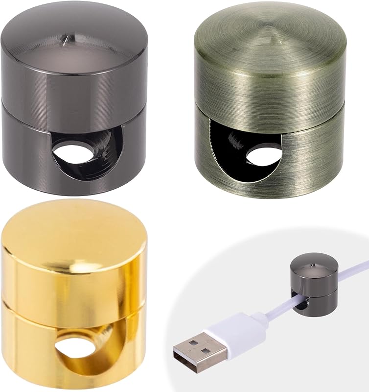 3 Anclajes Cable Adhesivos 2en1 para Escritorio y Hogar