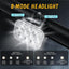 Luces bicicleta 10 LED USB recargable IPX6