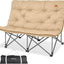 Silla campamento doble acolchada 600lb plegable