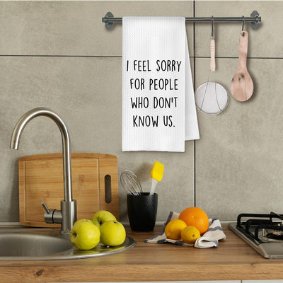 Toallas cocina decorativas amistad regalo texto inglés