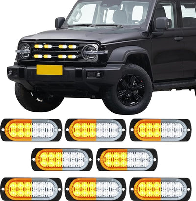 8 Pzas Luces Estroboscópicas para Autos