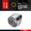 Socket 32mm 3/4 pulg 6 puntos métrico poco profundo