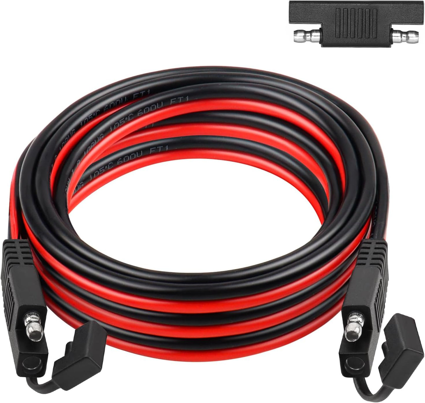 Cable extensión SAE 10AWG 15ft conector batería coche