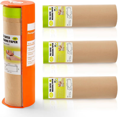 Papel enmascarar precintado con dispensador 18pulg x66ft