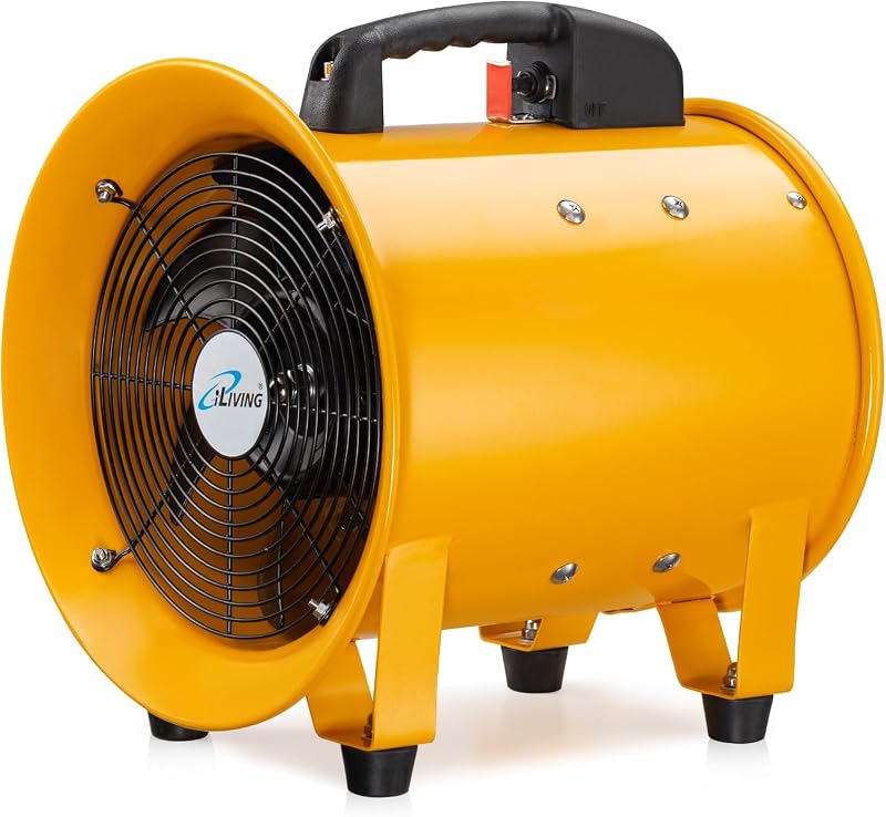 Soplador extractor portátil 10pulg ventilador