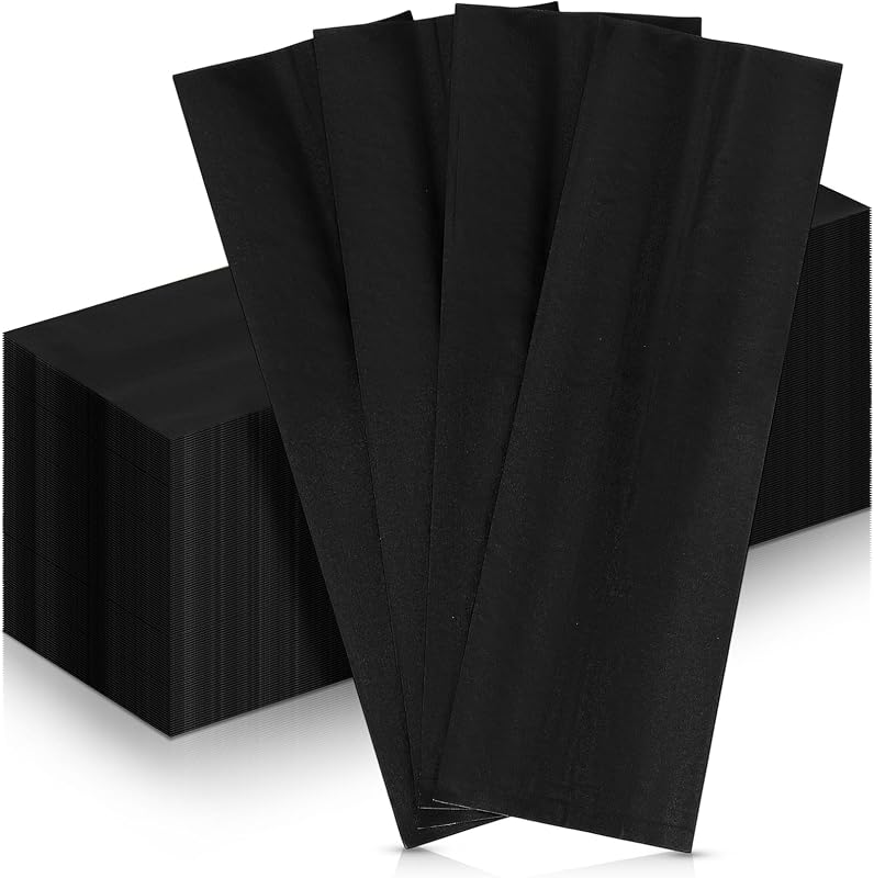 200 Bolsas Kraft para Churros y Panadería Negro