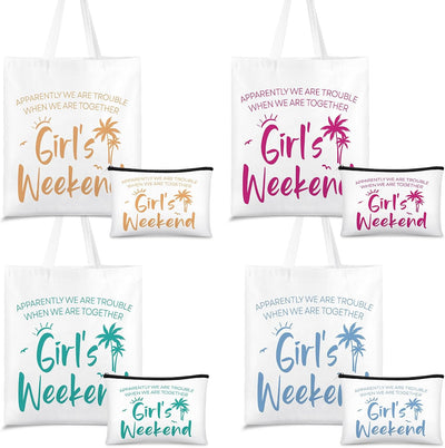 8 Pzas Regalos Viaje Mujer 4 Bolsas Maquillaje