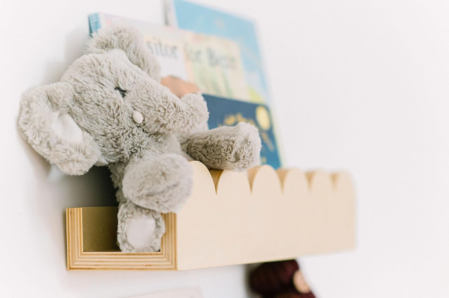 Estantes flotantes para libros Montessori de madera set 2