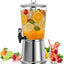 Dispensador bebidas acero inox 2gal con espiga y núcleo hielo
