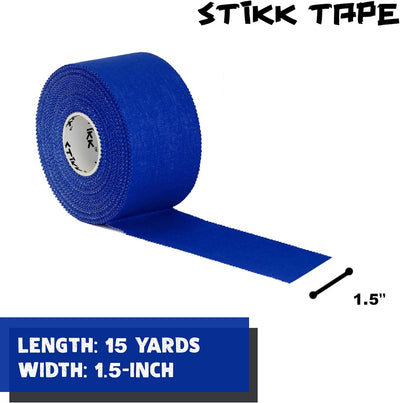 Cinta atlética 3 pzas azul 1.5" x15yardas entrenamiento