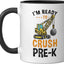 Taza Cerámica Niño Excavadora Pre-K Regreso a Clases Negro/Blanco