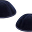 Yarmulke terciopelo azul marino pack 2 tallas 3-6