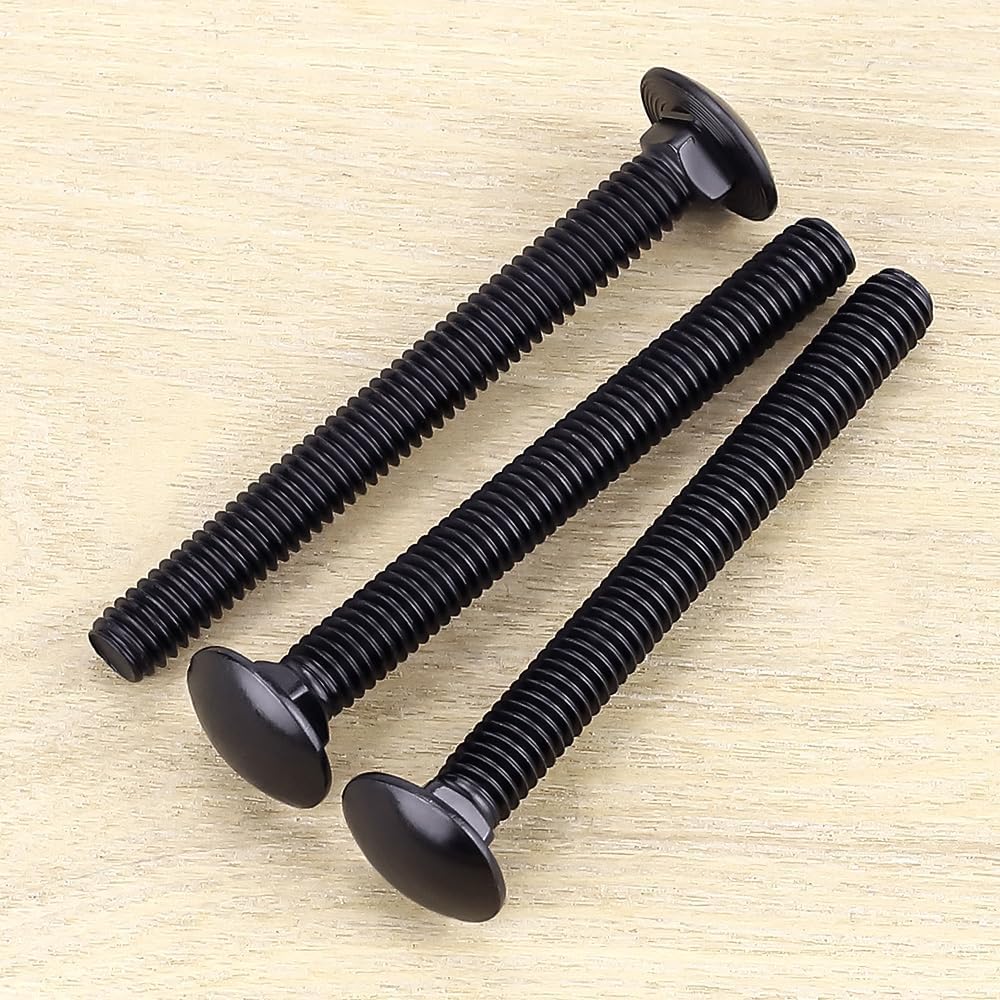 Pernos acero negro 3/8-16 x 3 UNC 10 Uds