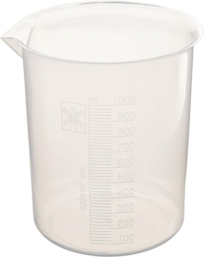 Vaso plástico 33.8oz graduaciones elevadas caño cónico