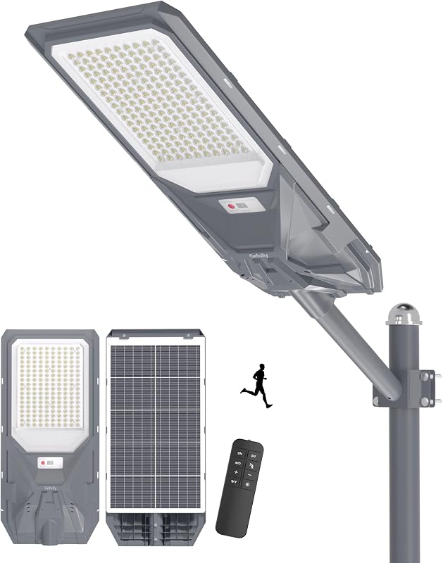 Luz solar calle IP67 sensor movimiento jardín