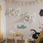 Estante de pared 2 niveles para habitación de niños
