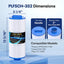 Filtro spa 2" MPT reemplaza Marquis 20042 FC-0196