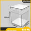 Caja acrílico 4x4x4" transparente con tapa