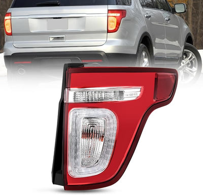 Luz trasera Ford Explorer lado pasajero LED y halógeno