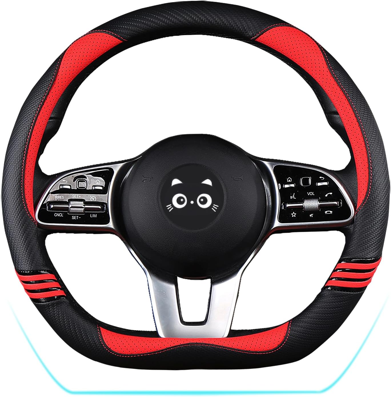 Funda volante forma D cuero PU antiderrap 14.5-15"